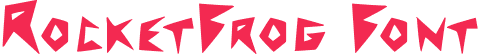 RocketFrog Font